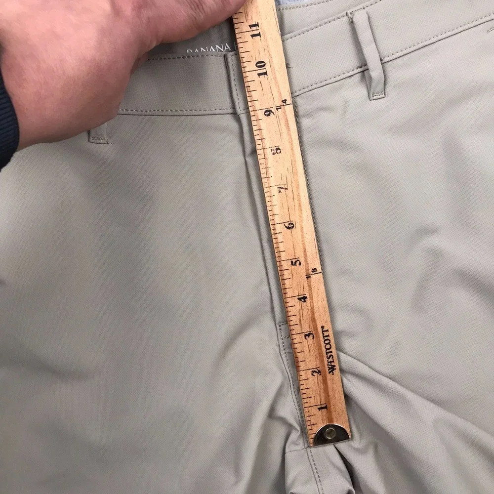 Banana Republic Chino Pants Mens 32x30 London Fog‎ Performance Slacks NEW NWT